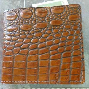 Men's BNWT HANDMADE  Leather Wallet - Gator